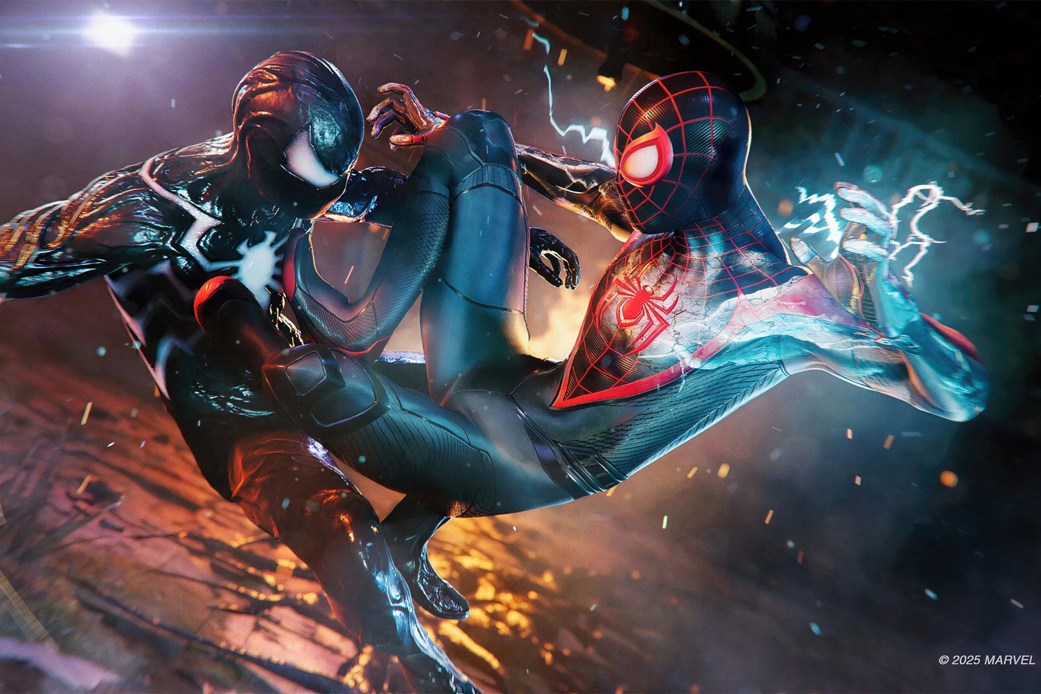 Cuộc đối đầu giữa Miles Morales và Peter Parker trong Marvel's Spider-Man 2