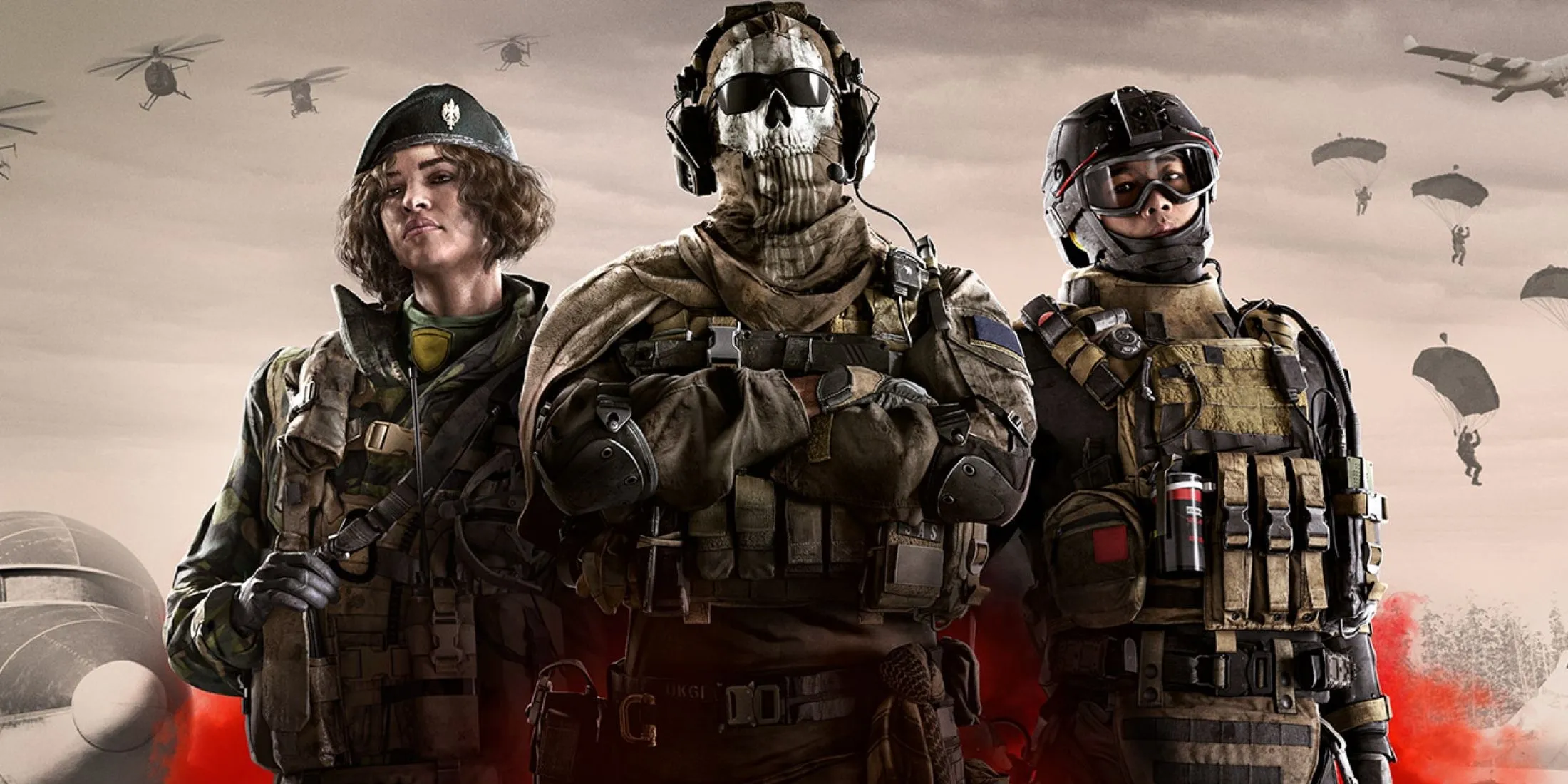 Dàn nhân vật chuẩn bị cho cuộc chiến trong Call of Duty Warzone