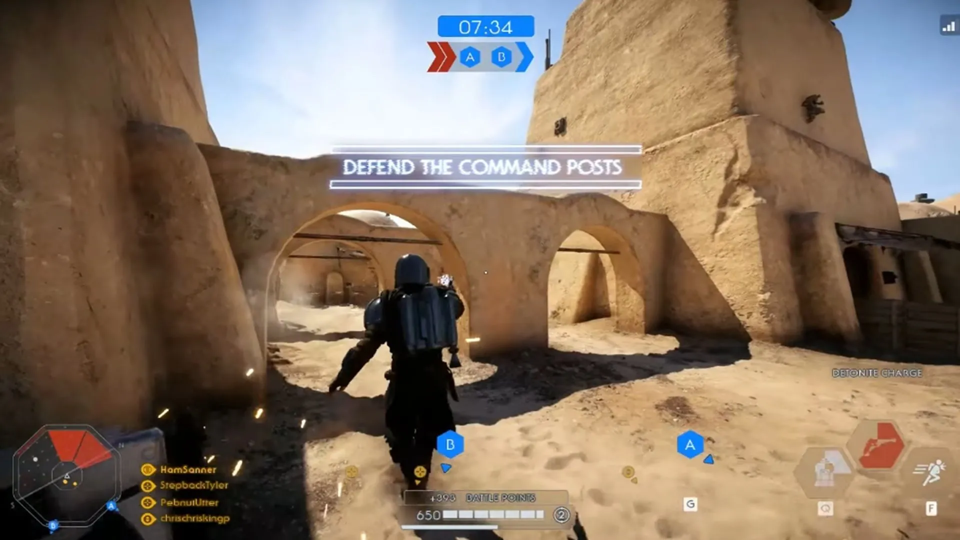 Gameplay Star Wars Battlefront 2 với mod nhân vật The Mandalorian do cộng đồng tạo