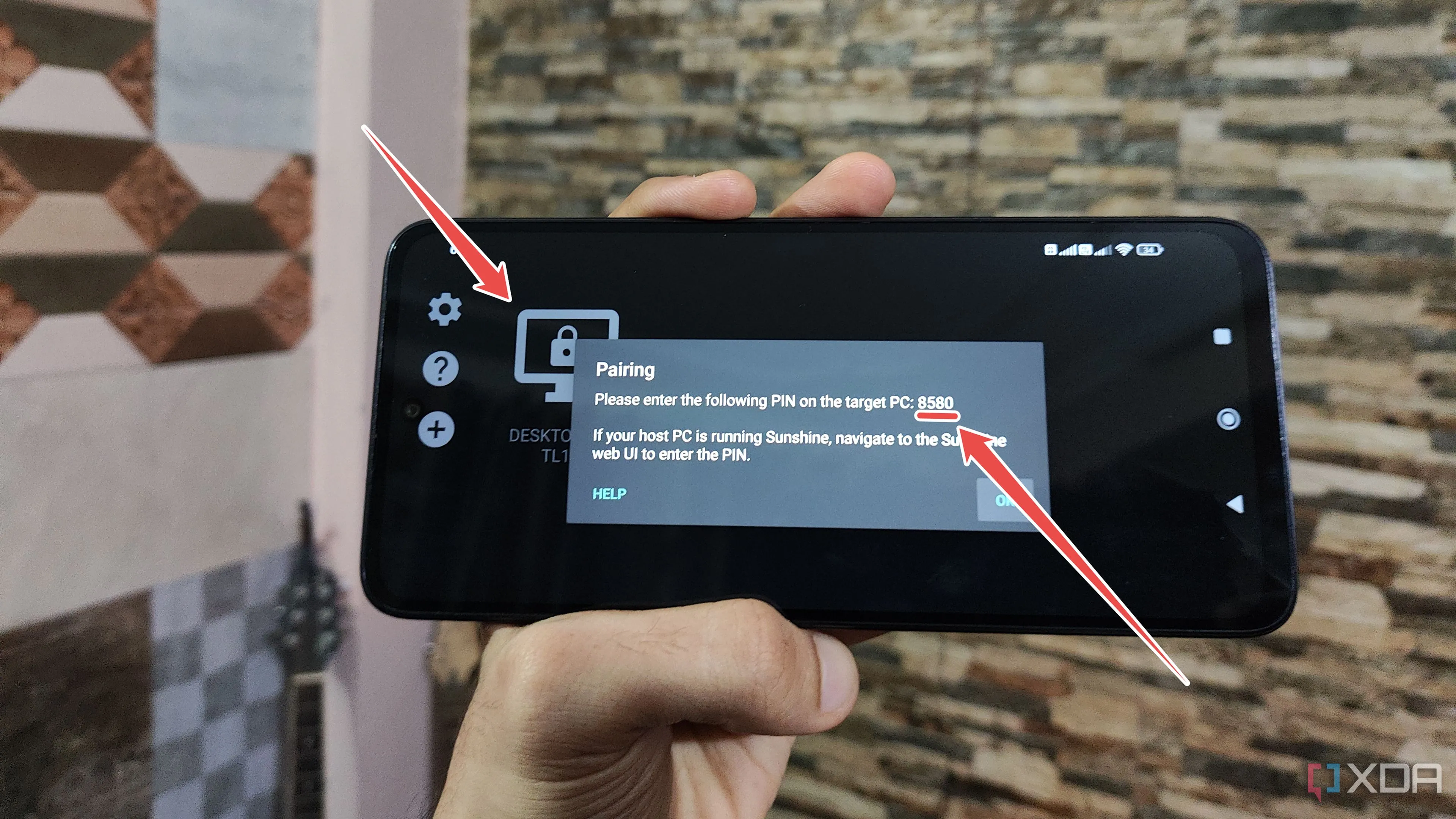 Ghép nối ứng dụng Artemis trên điện thoại Android với máy chủ Apollo