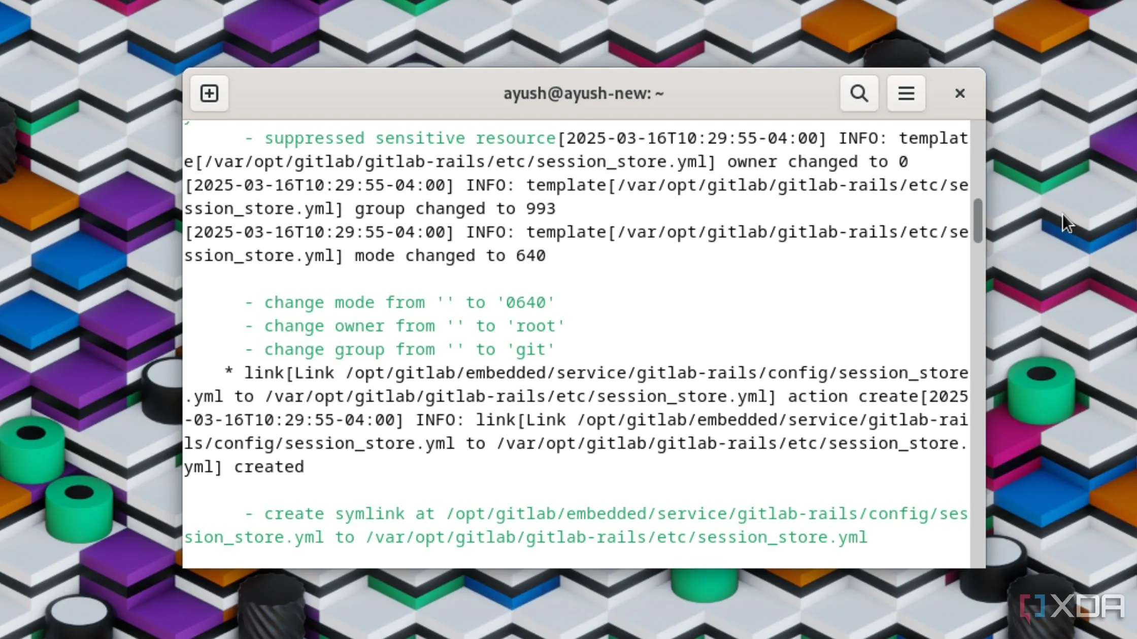 Giao diện cài đặt GitLab, một nền tảng quản lý dự án và mã nguồn