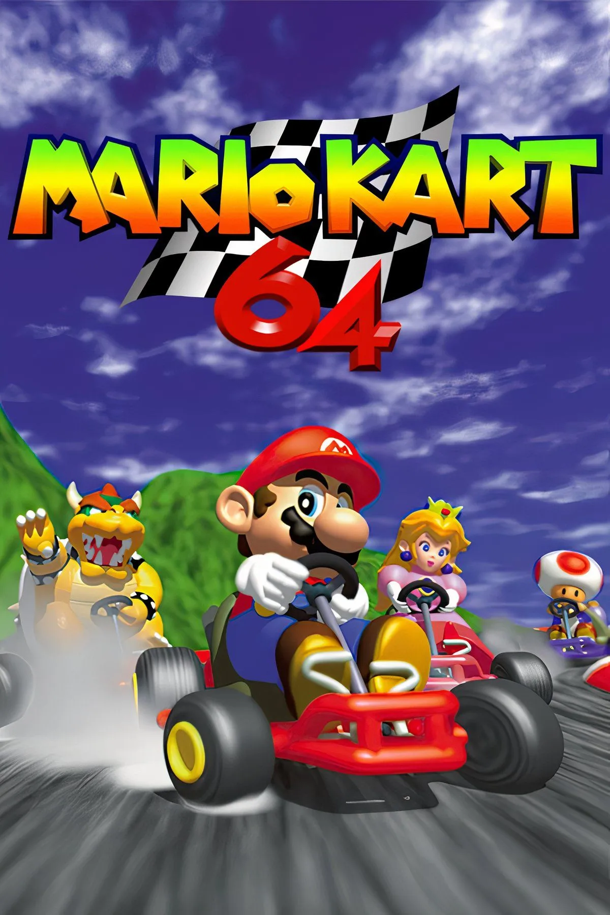 Giao diện đánh giá game Mario Kart 64 với các thông tin chi tiết về thể loại, hệ máy và nhà phát triển.