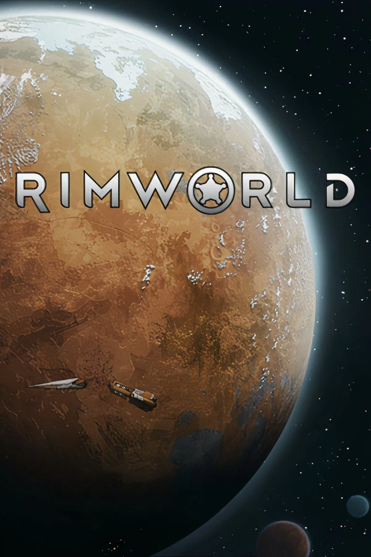 Giao diện gameplay của RimWorld, một game mô phỏng xây dựng thuộc địa với đồ họa top-down và nhiều yếu tố quản lý phức tạp.