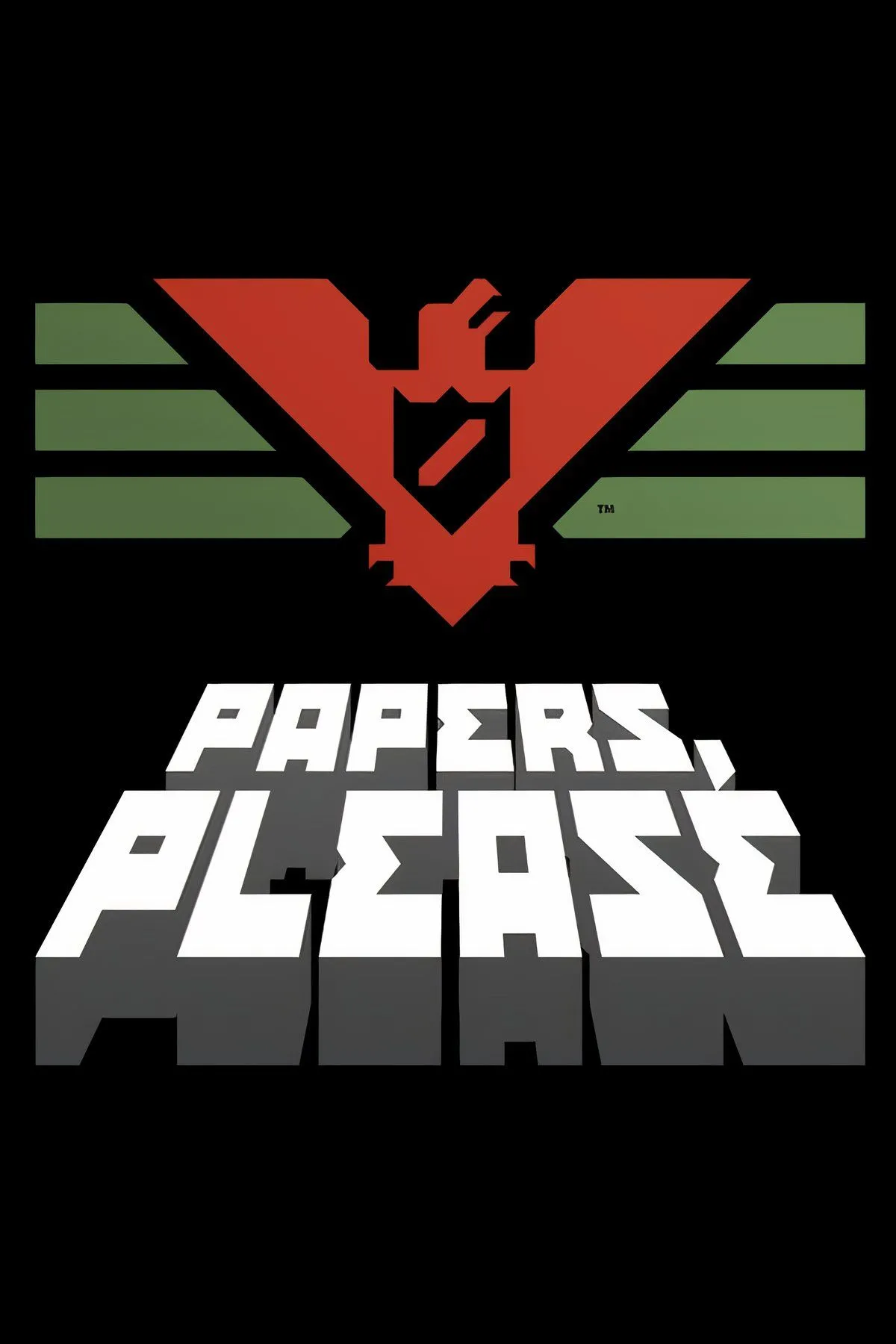 Giao diện kiểm soát biên giới trong Papers Please, nhân vật chính đang kiểm tra giấy tờ nhập cảnh