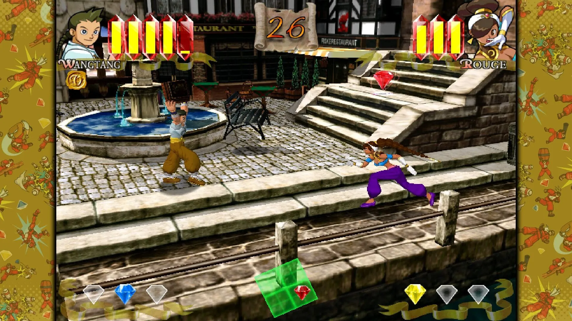 Giao diện menu trong game, hiển thị tùy chọn âm nhạc và đồ họa