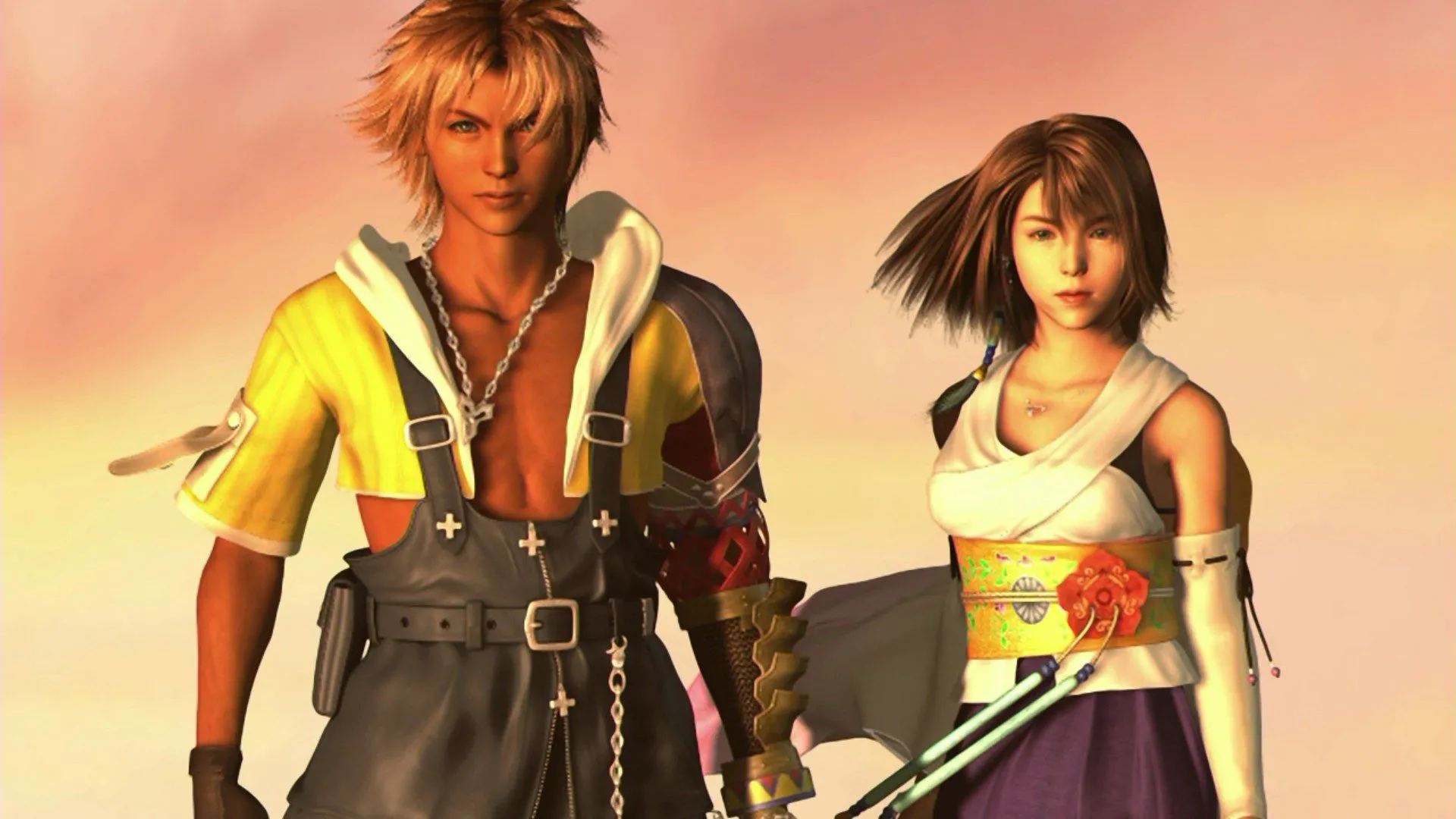Hệ thống chiến đấu theo lượt của Final Fantasy X với giao diện nhân vật và quái vật trên màn hình