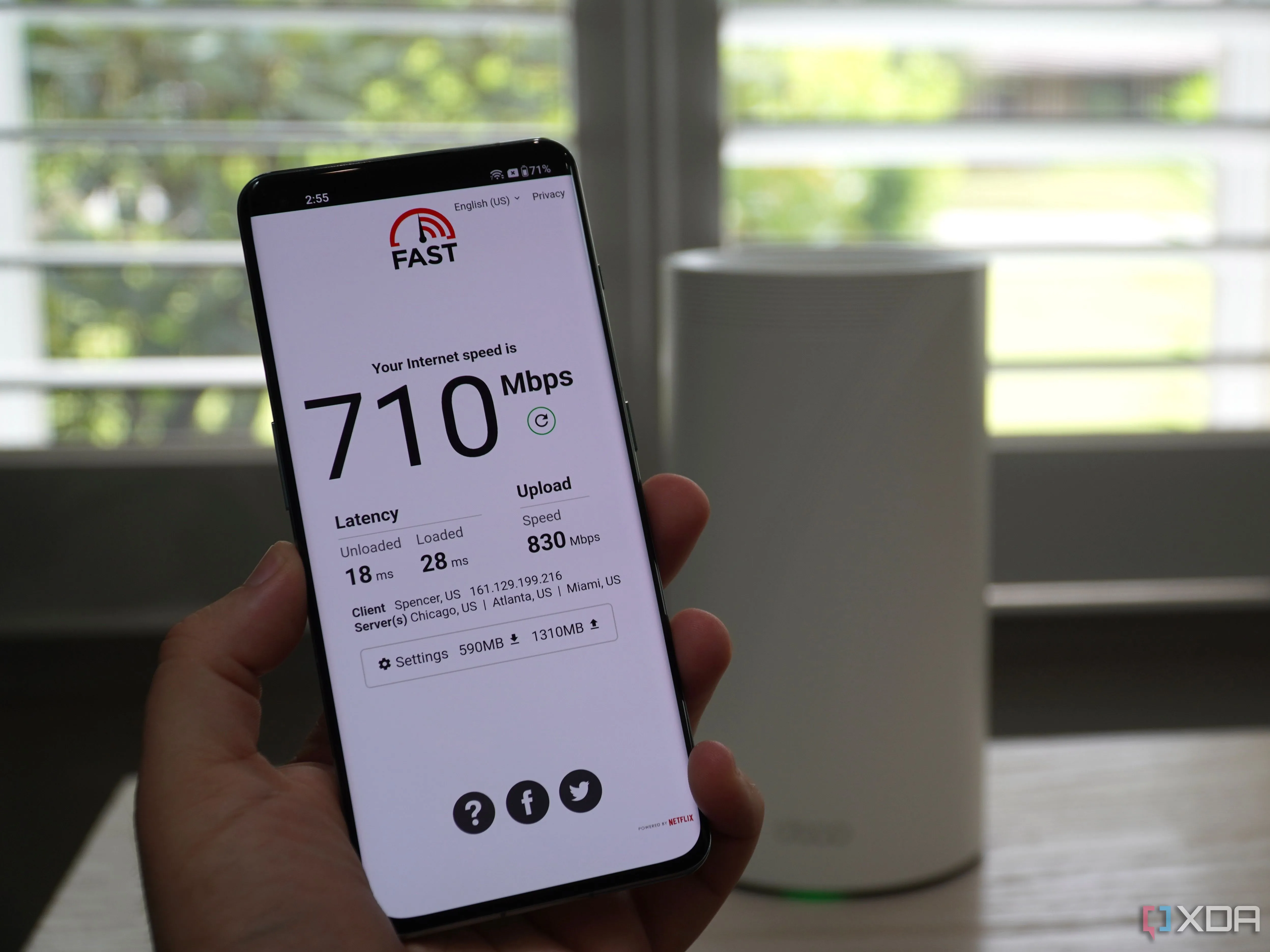 Hệ thống Wi-Fi Mesh TP-Link Deco BE85 hiển thị trải nghiệm Netflix tốc độ cao