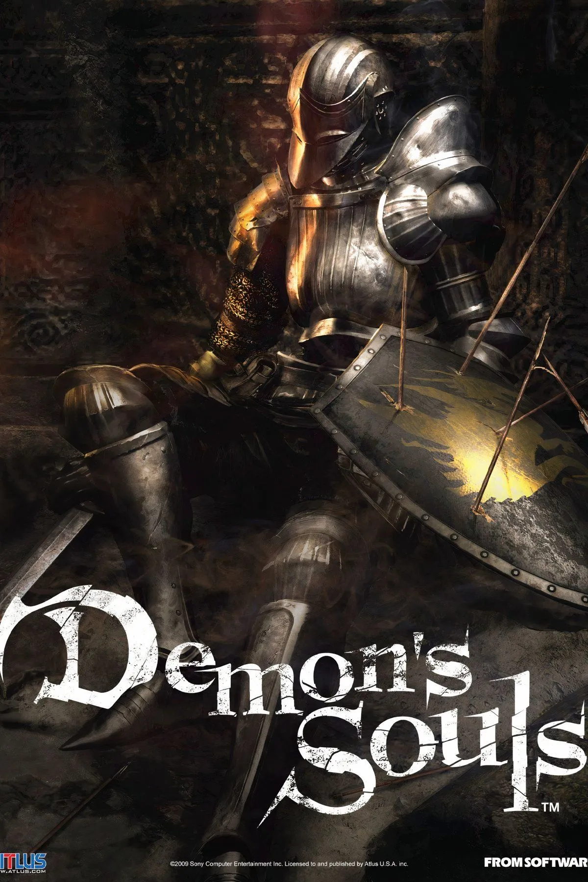 Hiệp sĩ trong trang phục giáp trụ chiến đấu với quái vật trong Demon's Souls Remake với đồ họa ấn tượng