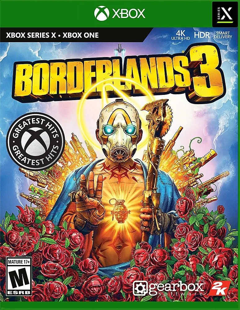 Hình ảnh bìa Borderlands 3 Standard Edition, tựa game bắn súng cướp bóc được đánh giá cao, tương thích hoàn hảo và chạy tối ưu trên hệ điều hành SteamOS.