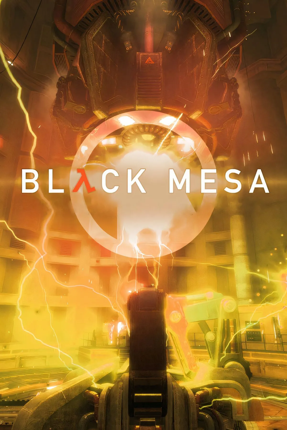 Hình ảnh bìa của game Black Mesa, thể hiện không khí khoa học viễn tưởng