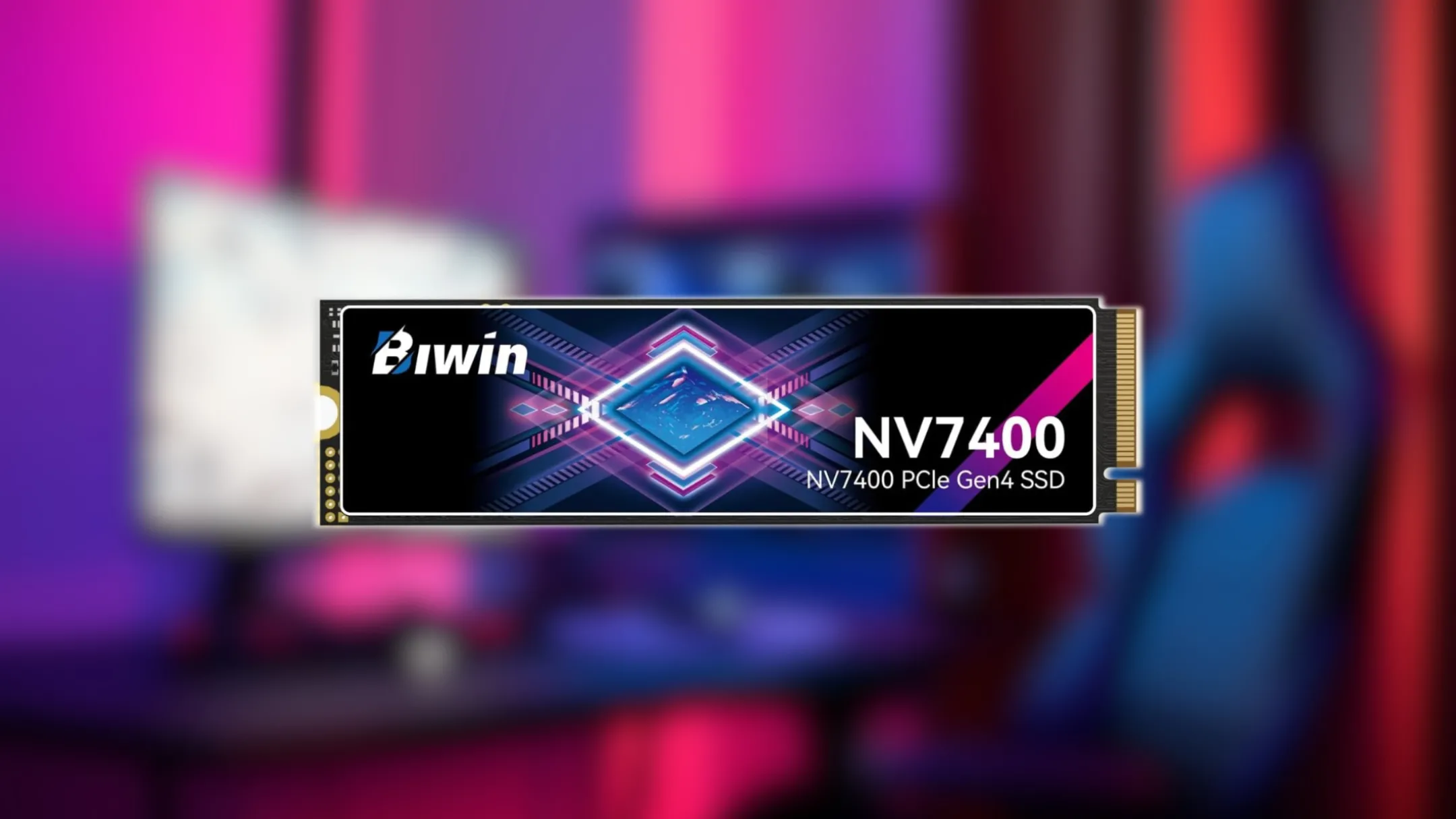 Hình ảnh cận cảnh ổ cứng SSD Black Opal NV7400 4TB NVMe hiệu suất cao