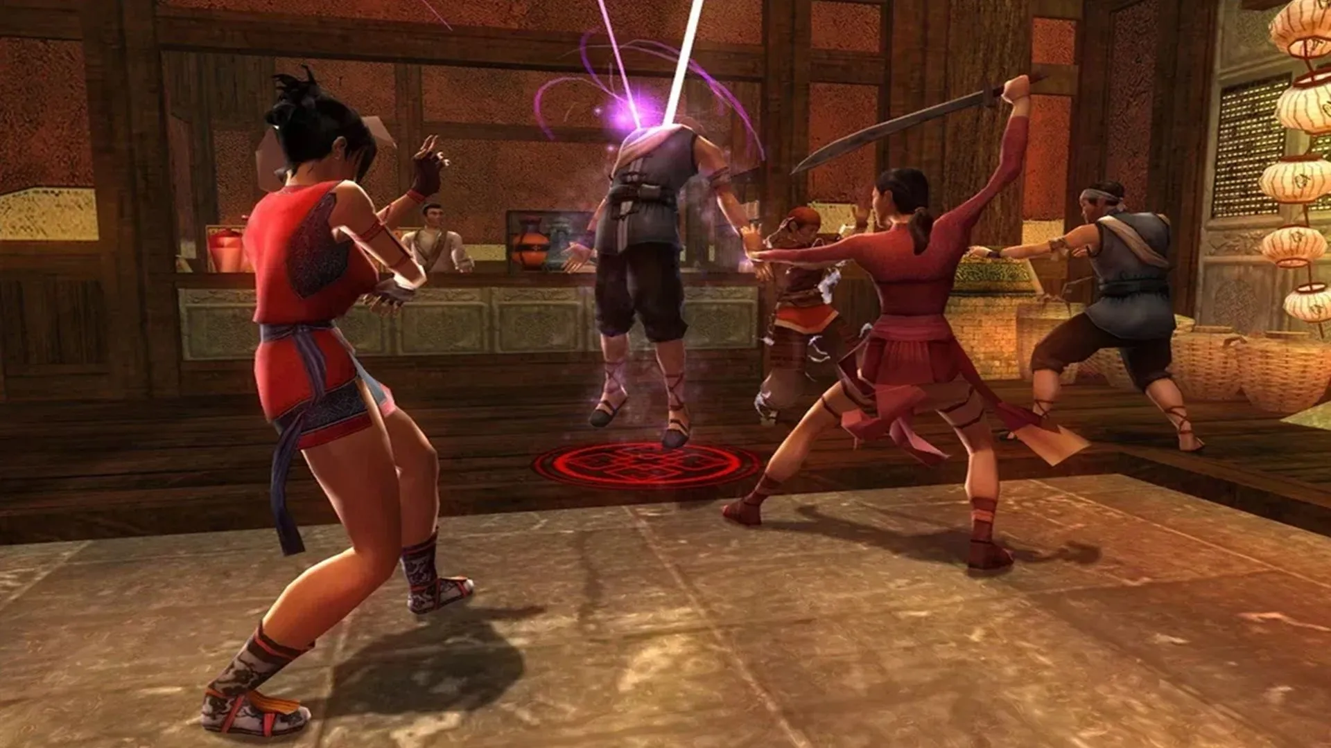 Hình ảnh gameplay của tựa game Jade Empire, một siêu phẩm RPG kinh điển trên Xbox