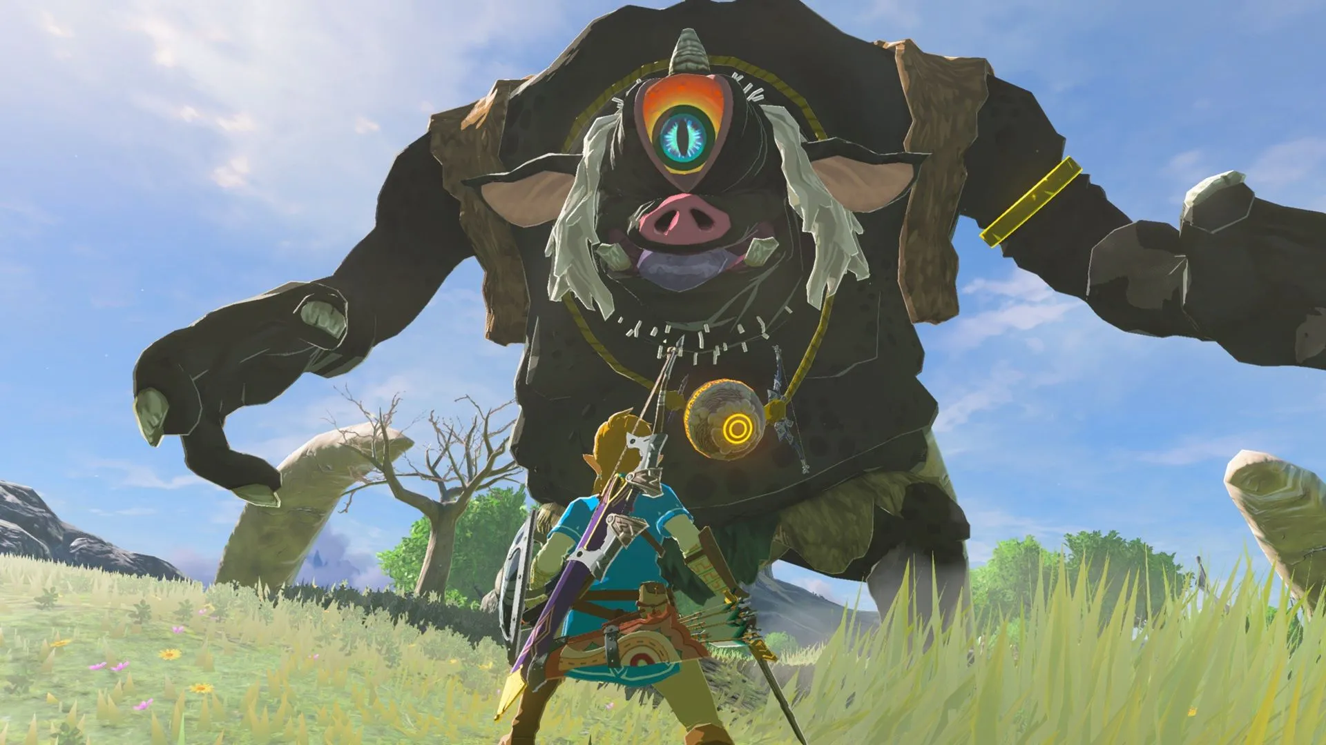 Hình ảnh gameplay từ The Legend of Zelda: Breath of the Wild phiên bản Switch 2, minh họa trải nghiệm chơi game thế hệ mới