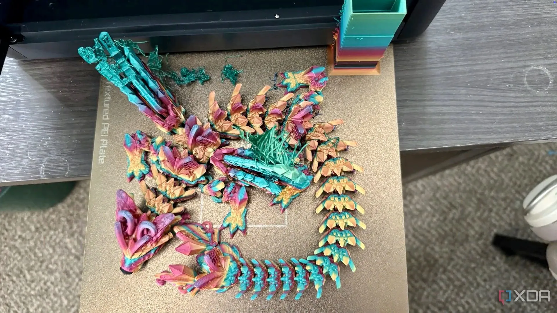 Hình ảnh minh họa các lỗi thường gặp khi in 3D và vấn đề liên kết lớp của nhựa PLA