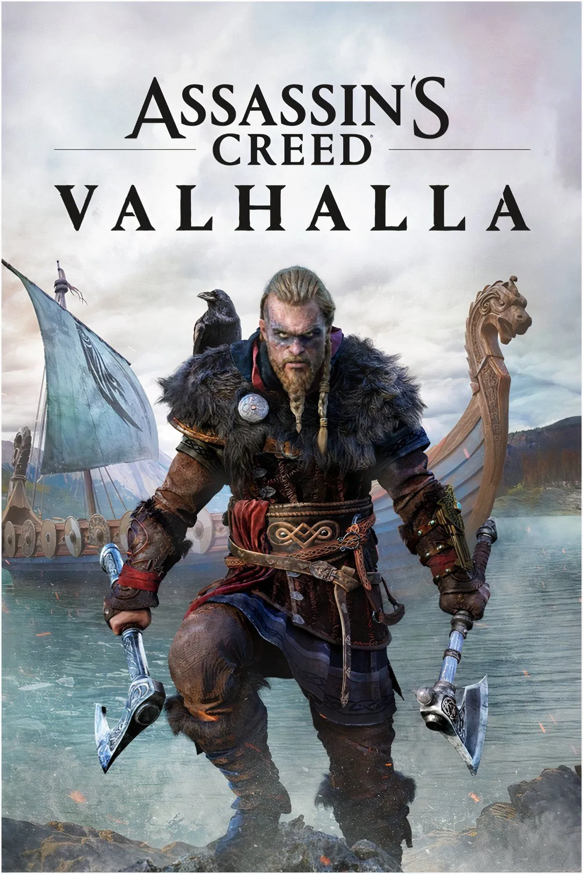 Hình ảnh mô phỏng Desmond Miles như The Reader, đang phân tích các dòng thời gian trong Assassin's Creed Valhalla