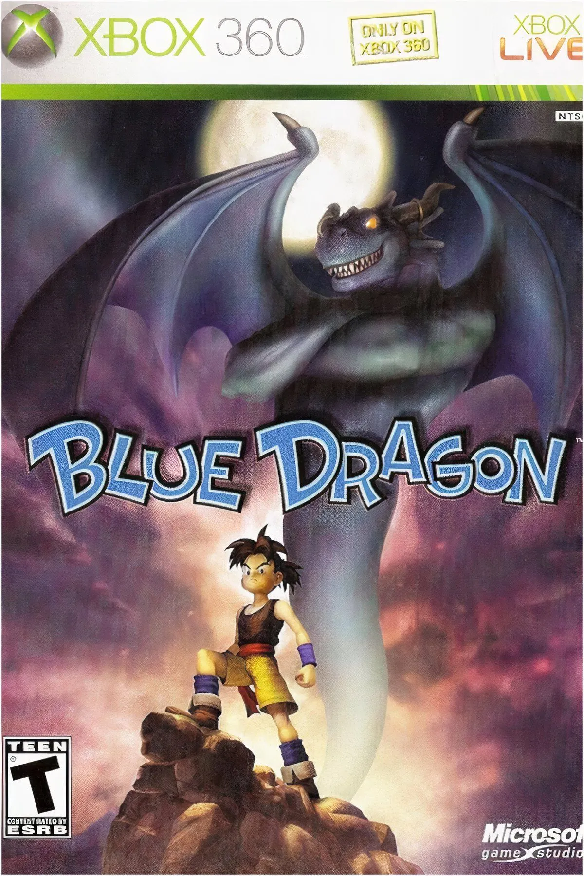 Hình ảnh nghệ thuật của Blue Dragon với các nhân vật chính được tạo hình bởi Akira Toriyama