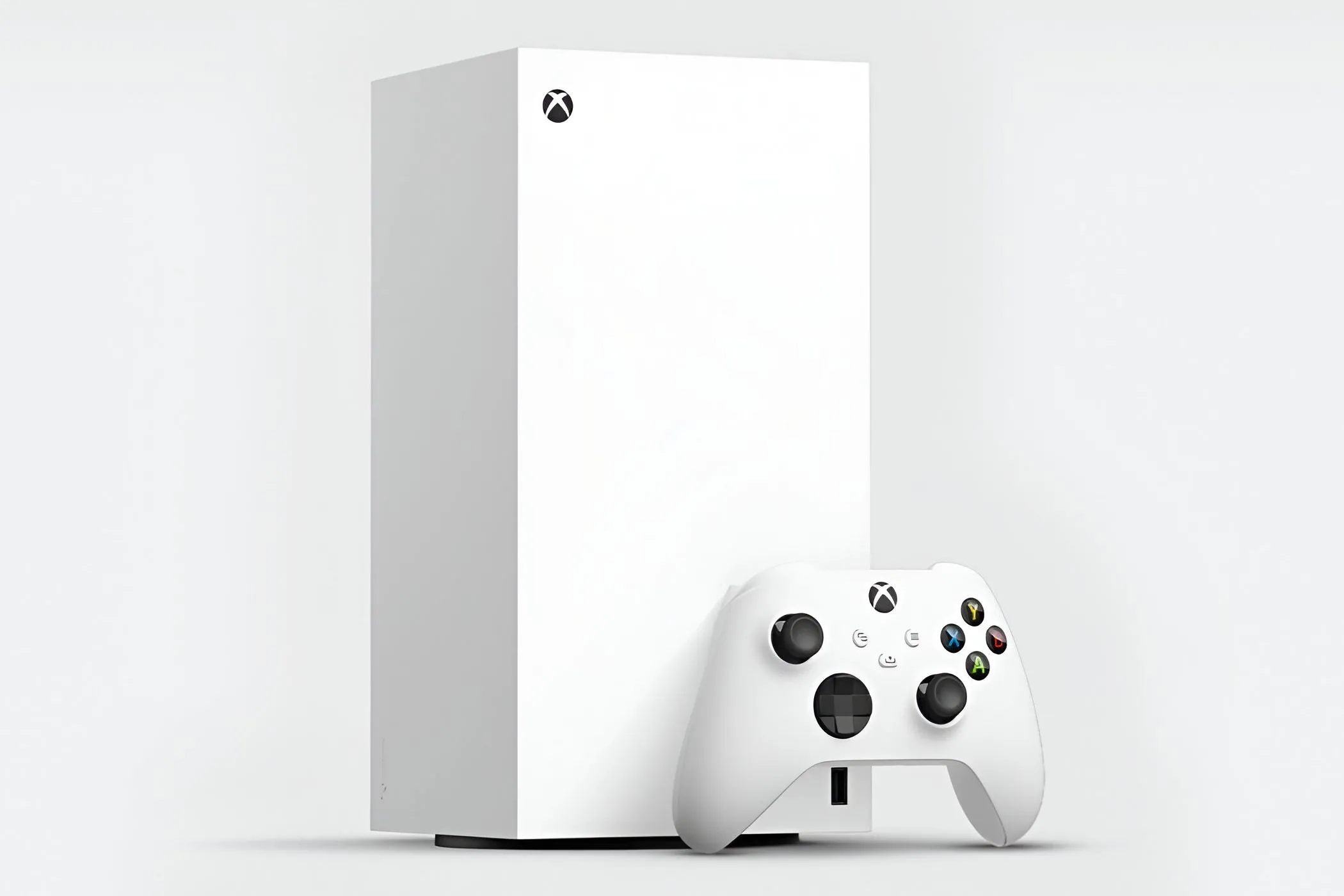 Hình ảnh phiên bản kỹ thuật số của console Xbox Series X, tượng trưng cho xu hướng game không dùng đĩa.