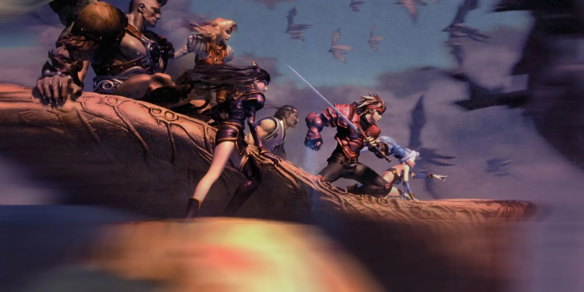 Hình ảnh quảng bá nghệ thuật các nhân vật chính trong game nhập vai huyền thoại The Legend of Dragoon
