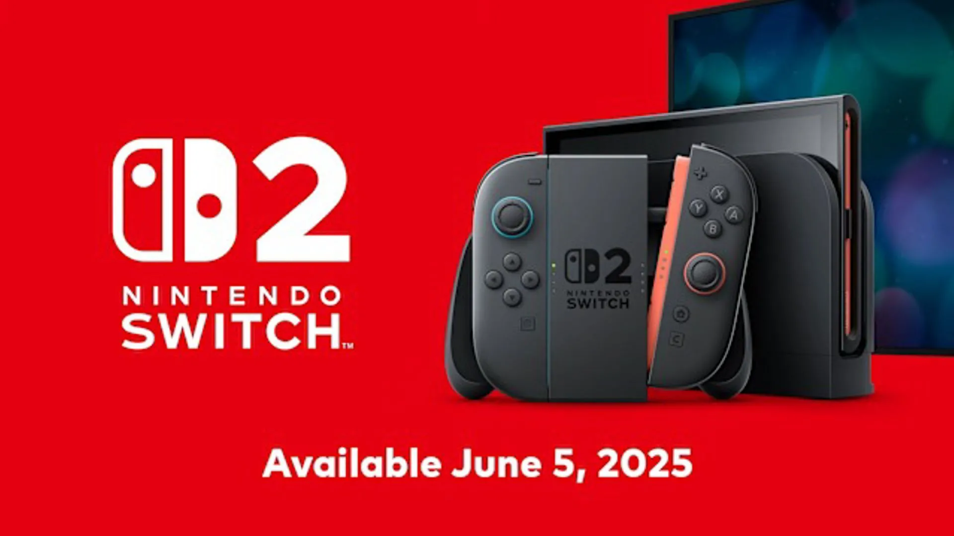 Hình ảnh quảng cáo về Nintendo Switch 2 ra mắt vào ngày 5 tháng 6 năm 2025