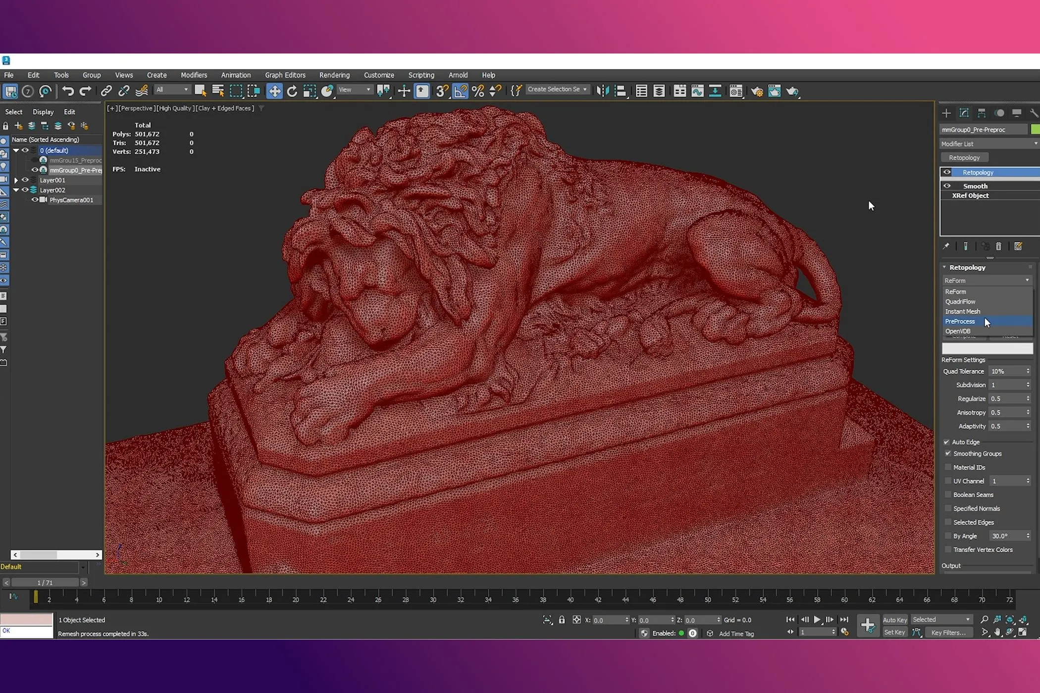 Hình ảnh render 3D một môi trường thành phố hiện đại được tạo bằng 3ds Max