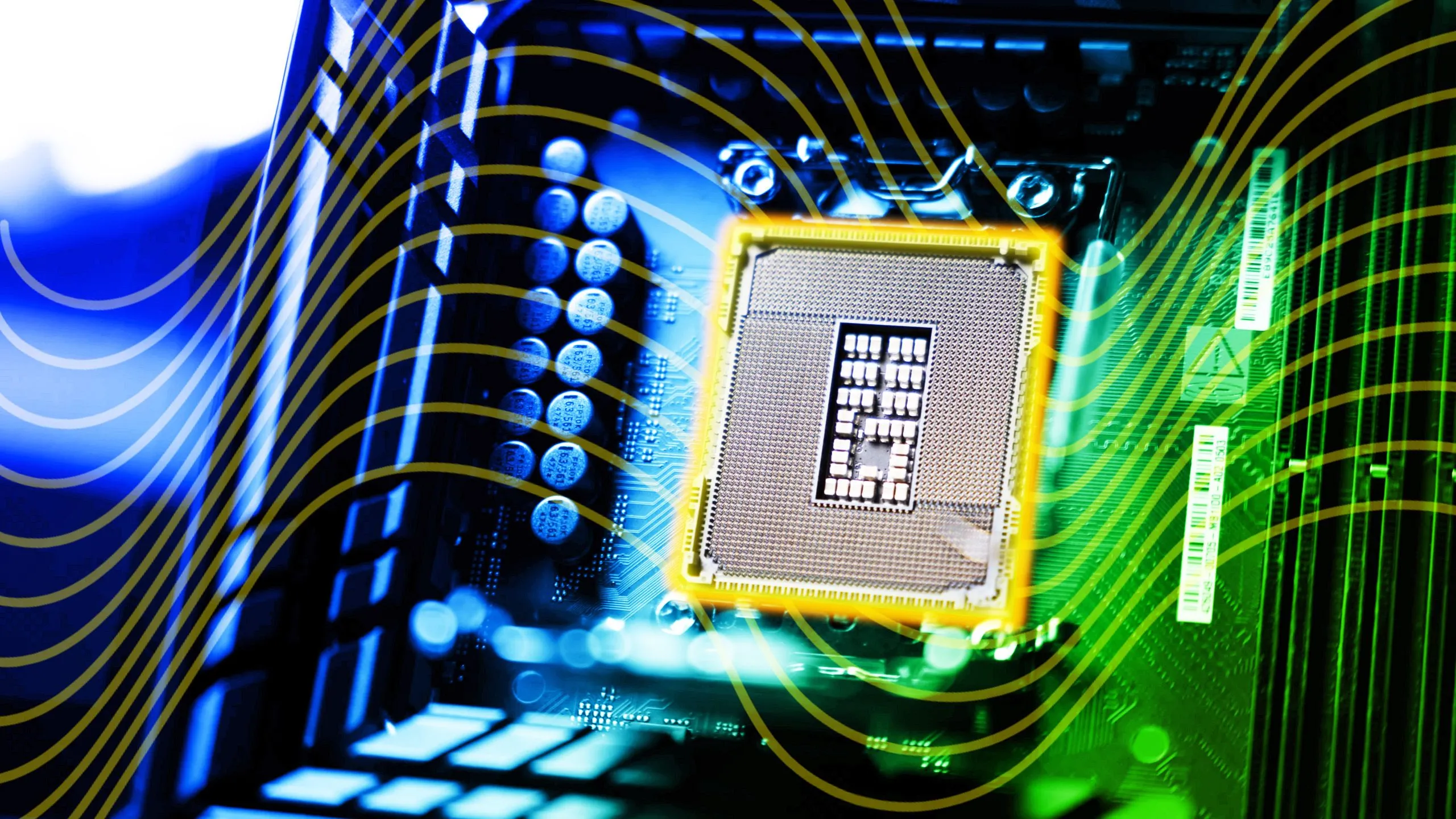 Hình ảnh render bo mạch chủ Intel LGA 1851 thế hệ mới