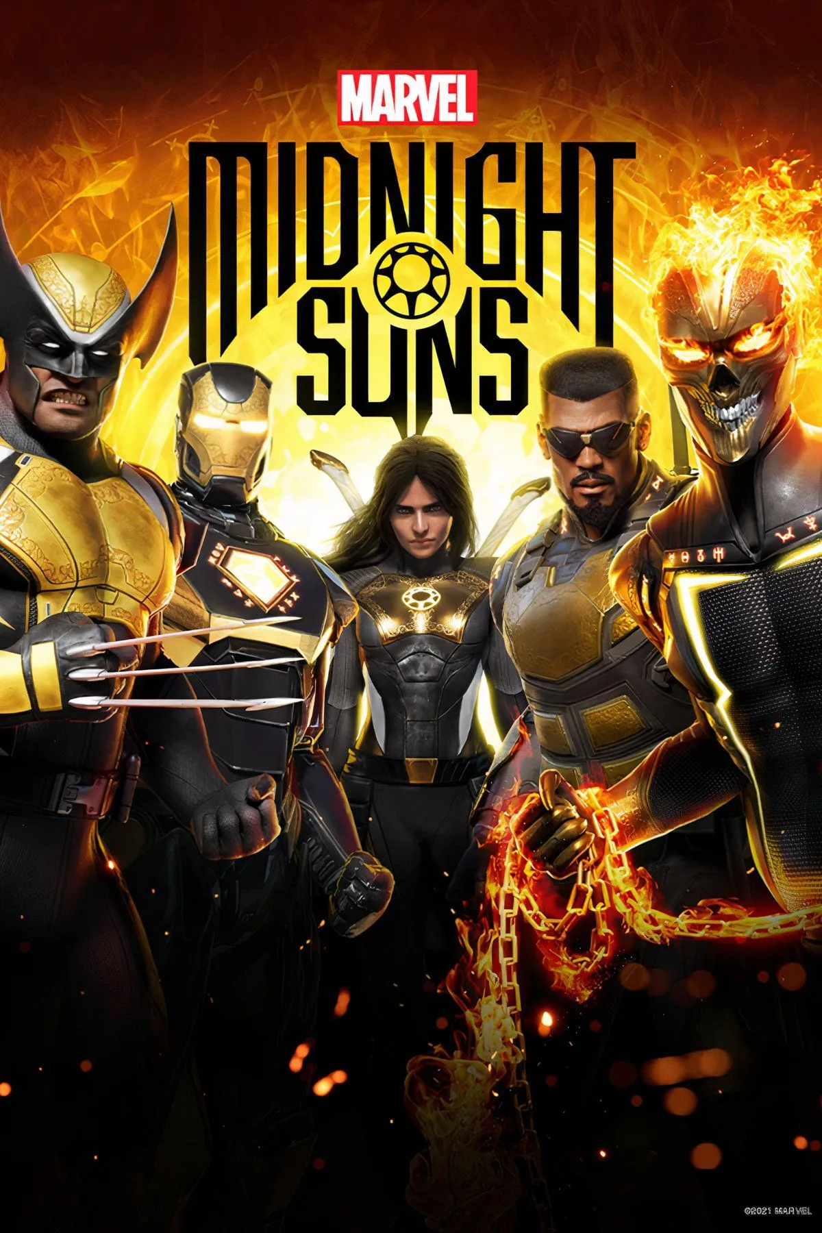 Hình ảnh trong game Marvel's Midnight Suns, cho thấy các siêu anh hùng Marvel trong trận chiến theo lượt