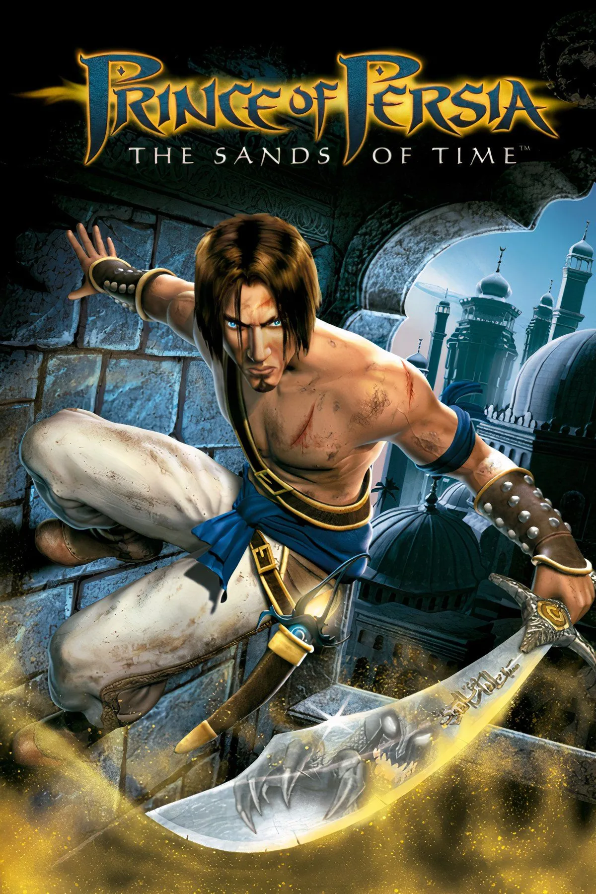 Hoàng tử chiến đấu trong Prince of Persia The Sands of Time, phô diễn gameplay hành động phiêu lưu