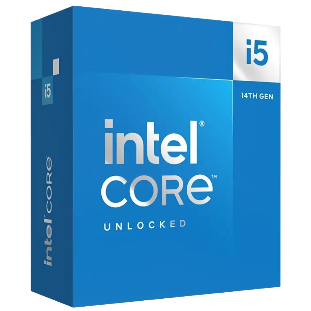 Hộp sản phẩm bộ vi xử lý Intel Core i5-14600K, biểu tượng cho hiệu năng chơi game CS2 vượt trội