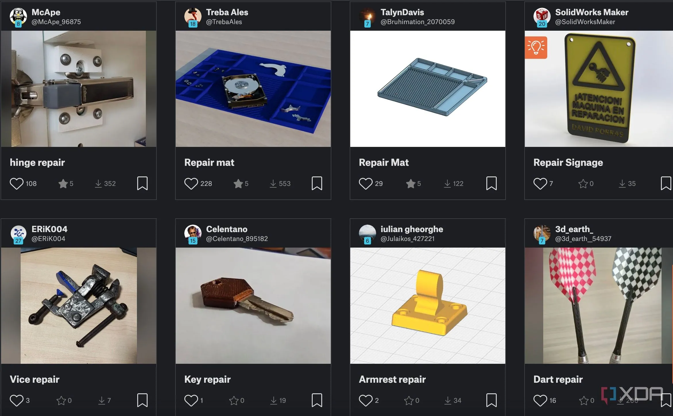 In 3D các bộ phận thay thế để sửa chữa đồ dùng cũ tại nhà