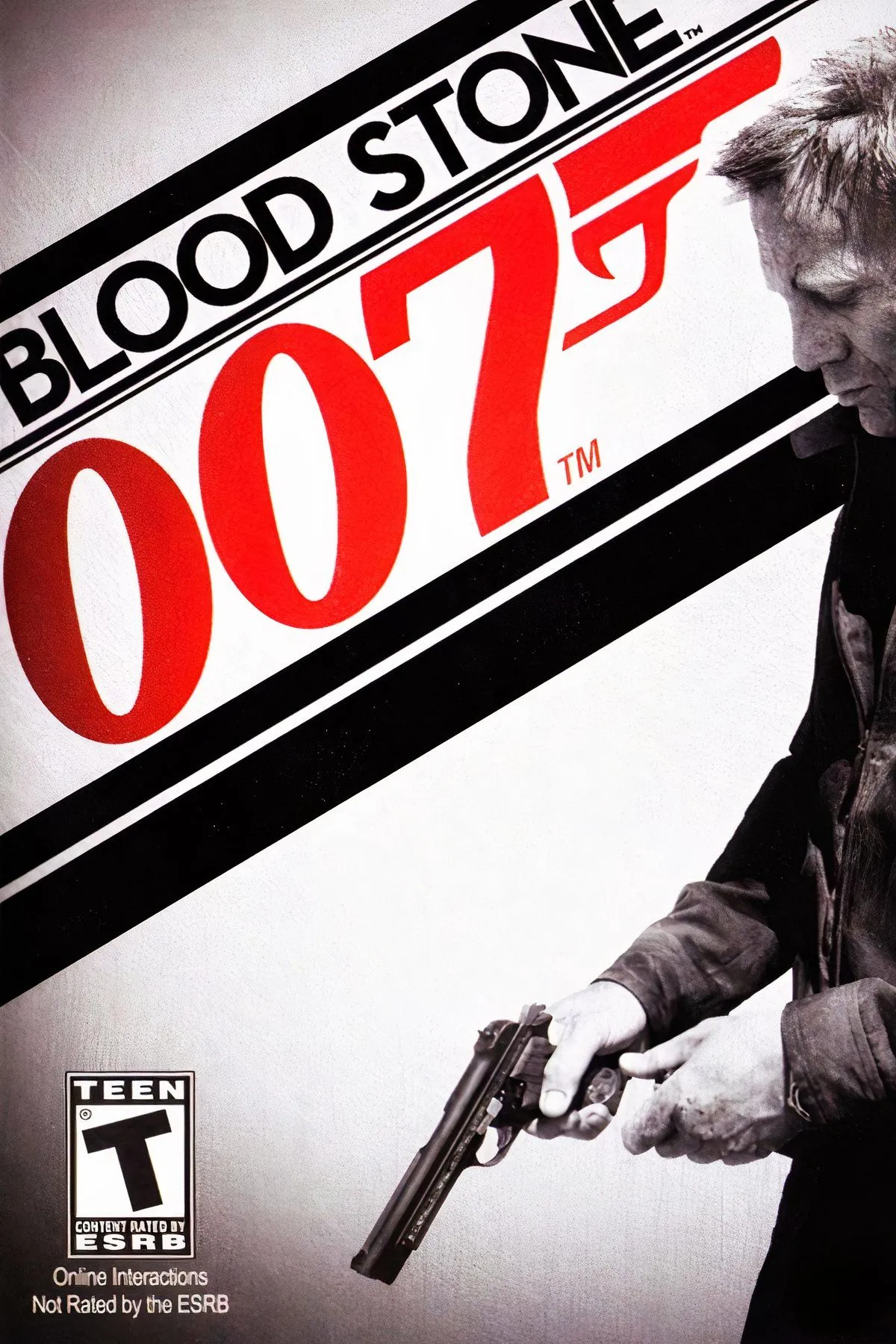 James Bond 007: Blood Stone với Daniel Craig trên bìa, thể hiện cảnh hành động kịch tính.