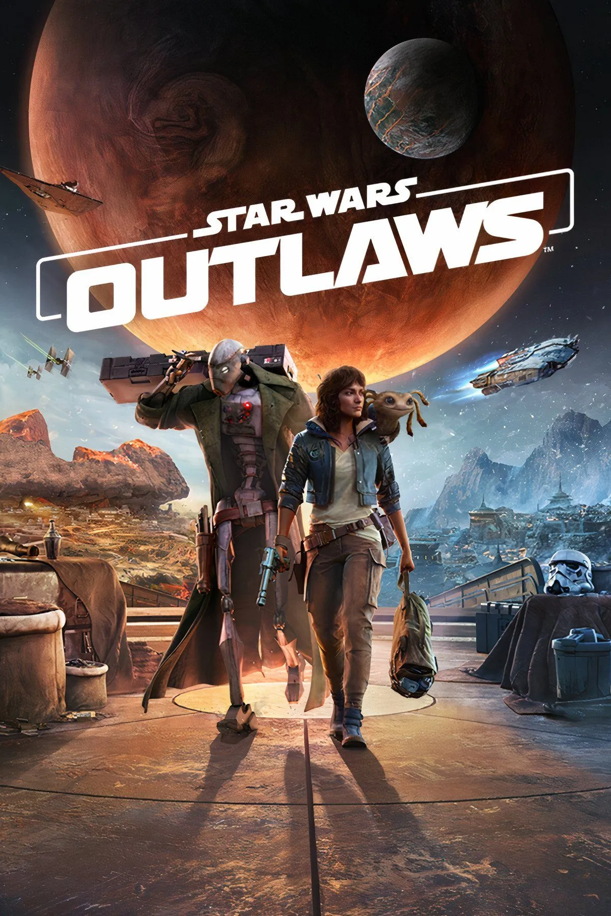 Kay Vess và Nix khám phá thế giới rộng lớn của Star Wars Outlaws, tối ưu đồ họa với DLSS