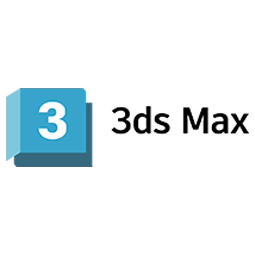 Logo Autodesk 3ds Max, biểu tượng phần mềm mô hình và hoạt hình 3D