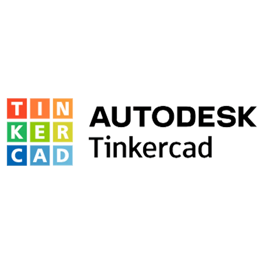 Logo Autodesk Tinkercad, biểu tượng ứng dụng thiết kế 3D miễn phí cho người mới học