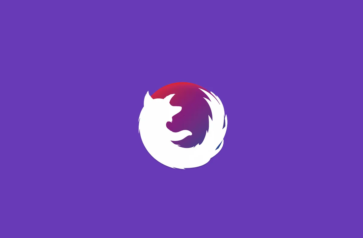 Logo của trình duyệt Firefox Focus với nền màu tím đậm, nhấn mạnh khả năng bảo mật và quyền riêng tư.