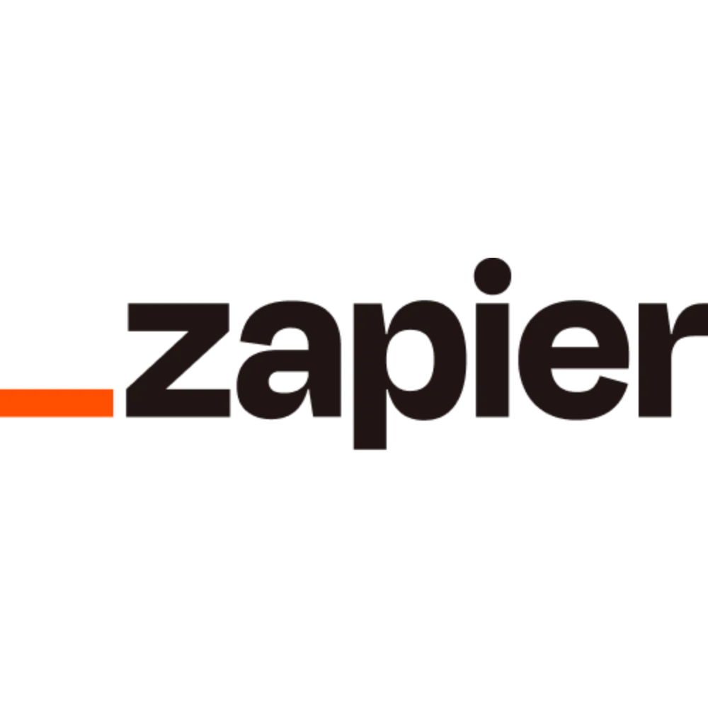 Logo của Zapier, nền tảng tự động hóa các ứng dụng và tác vụ.
