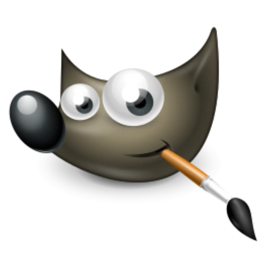 Logo GIMP - GNU Image Manipulation Program biểu tượng ứng dụng chỉnh sửa ảnh miễn phí