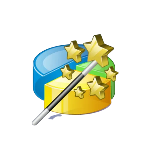 Logo phần mềm MiniTool Partition Wizard, công cụ hỗ trợ sao chép ổ cứng hệ điều hành