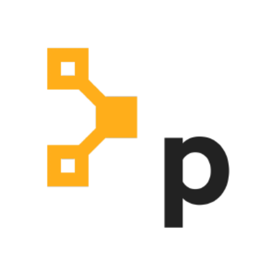 Logo Puppet trên nền trắng