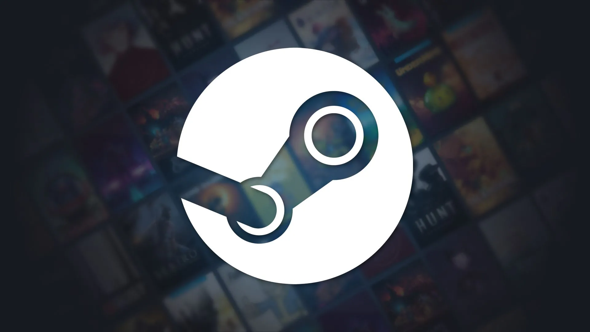 Logo Steam trên nền trang hỗ trợ, tượng trưng cho chính sách và dịch vụ của nền tảng game.