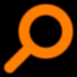 Logo ứng dụng Everything Portable với biểu tượng kính lúp và các file