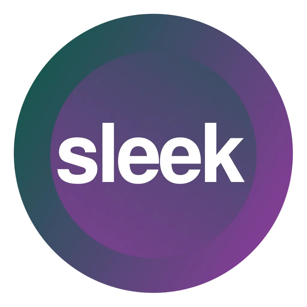 Logo ứng dụng Sleek biểu tượng đơn giản cho công cụ quản lý tác vụ