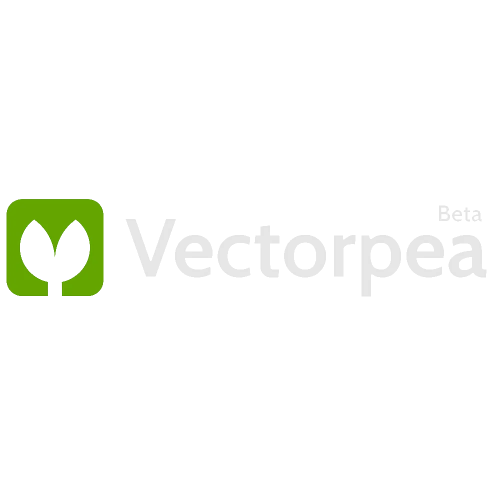 Logo Vectorpea phiên bản beta, biểu tượng cho sự phát triển và tiềm năng của công cụ thiết kế vector miễn phí