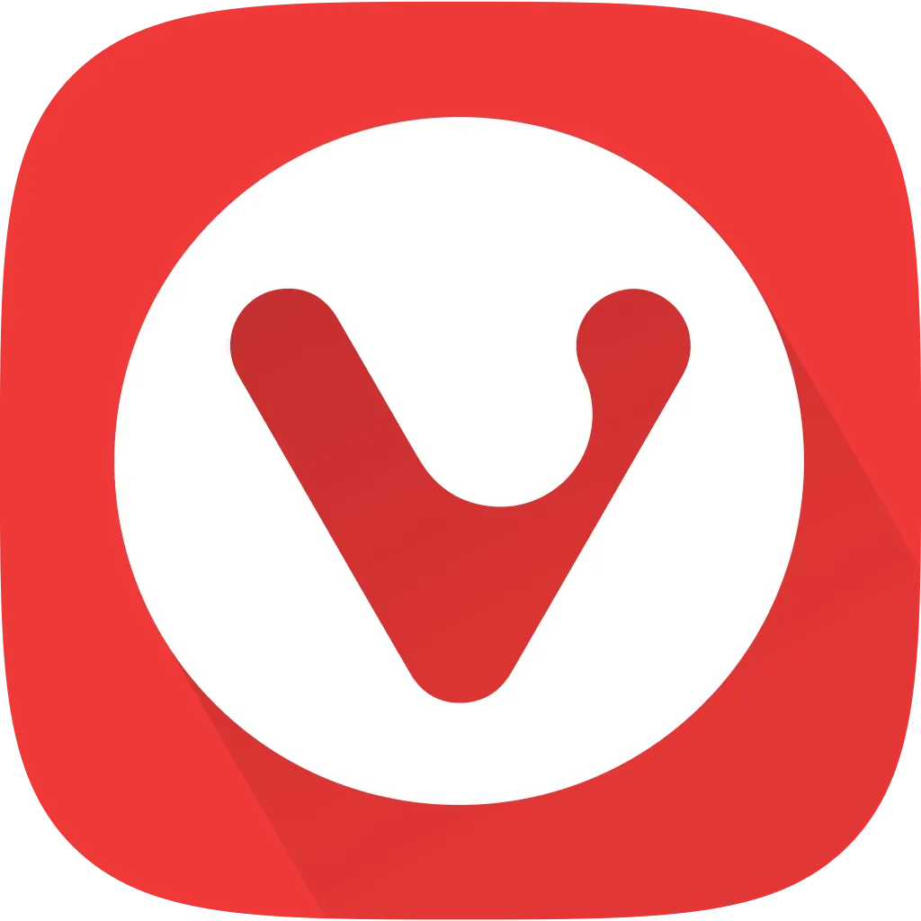 Logo Vivaldi, trình duyệt tập trung vào năng suất và tùy chỉnh