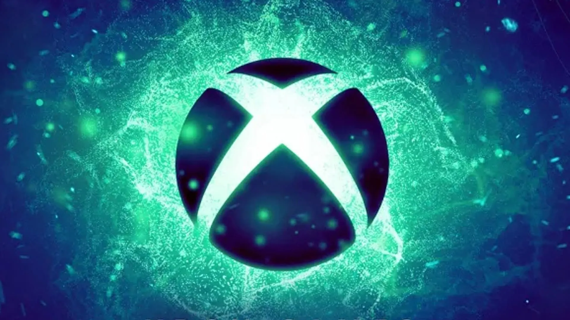 Logo Xbox phát sáng nổi bật, đại diện cho các sự kiện giới thiệu game lớn của Xbox