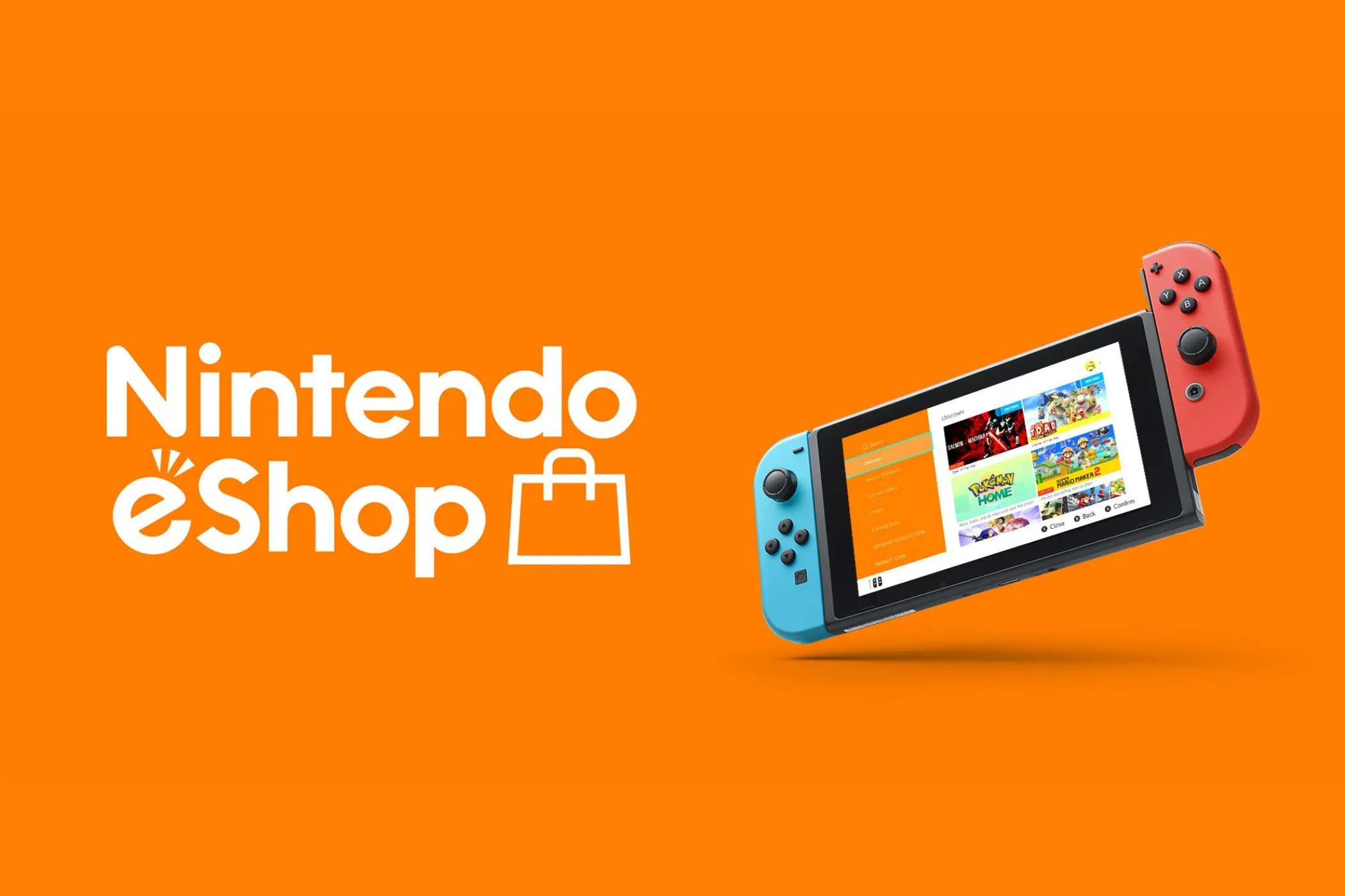 Màn hình chính của Nintendo eShop hiện tại, nơi game thủ trải nghiệm sự giật lag