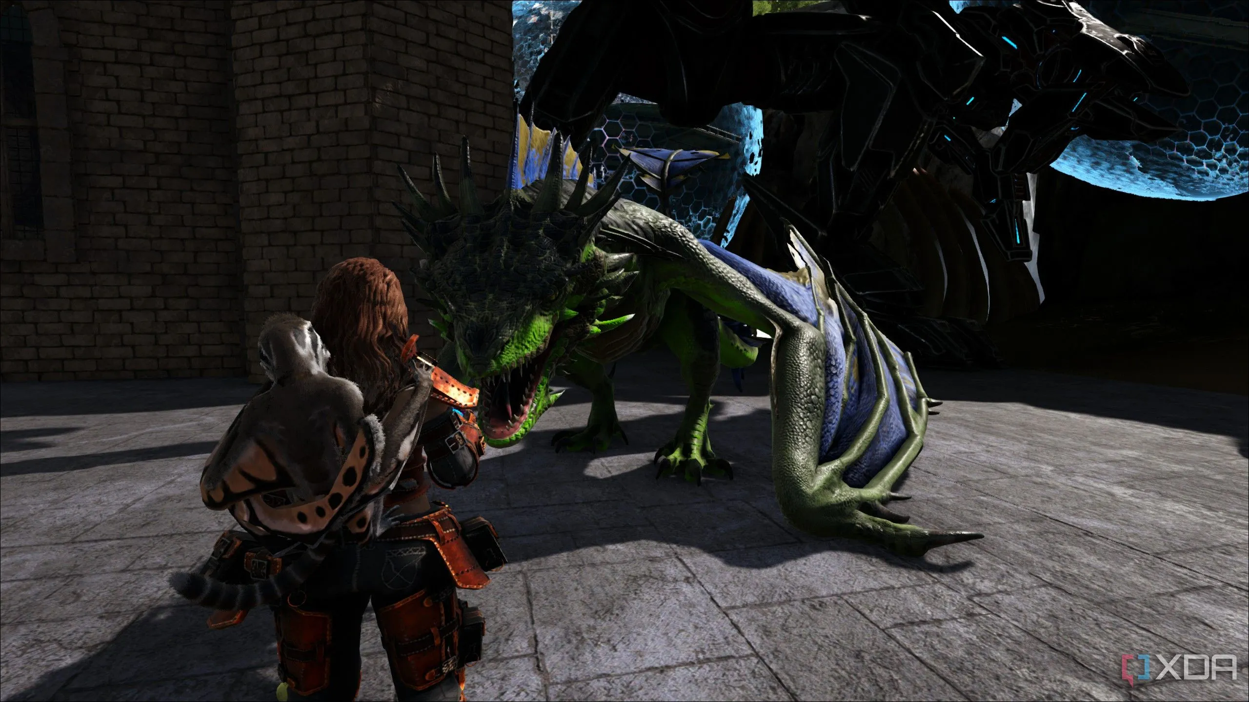 Màn hình game Ark: Survival Evolved đang chạy trên card đồ họa cũ, minh họa vấn đề hiệu suất