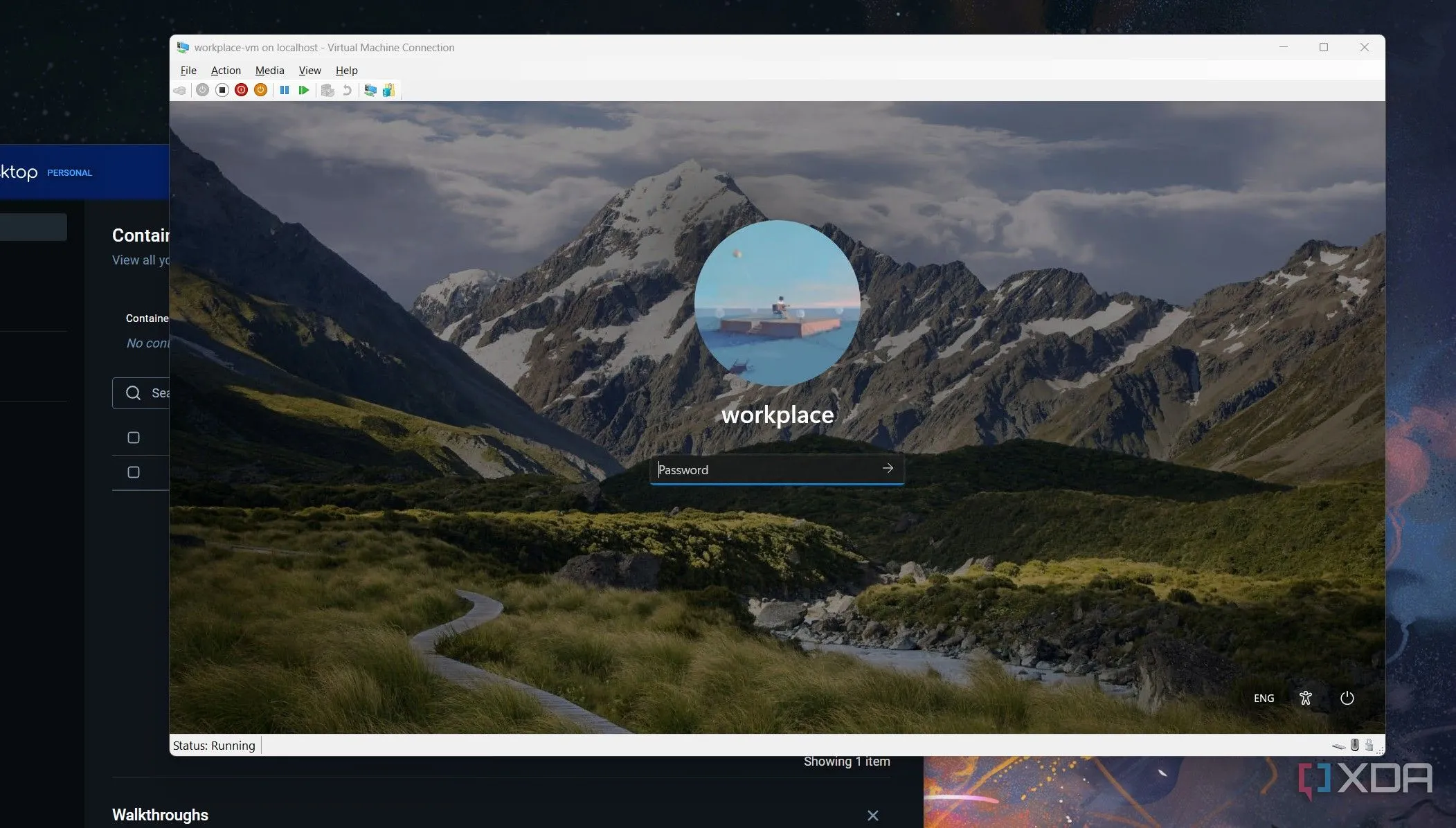 Màn hình hiển thị máy ảo Windows 11 trên nền tảng Hyper-V