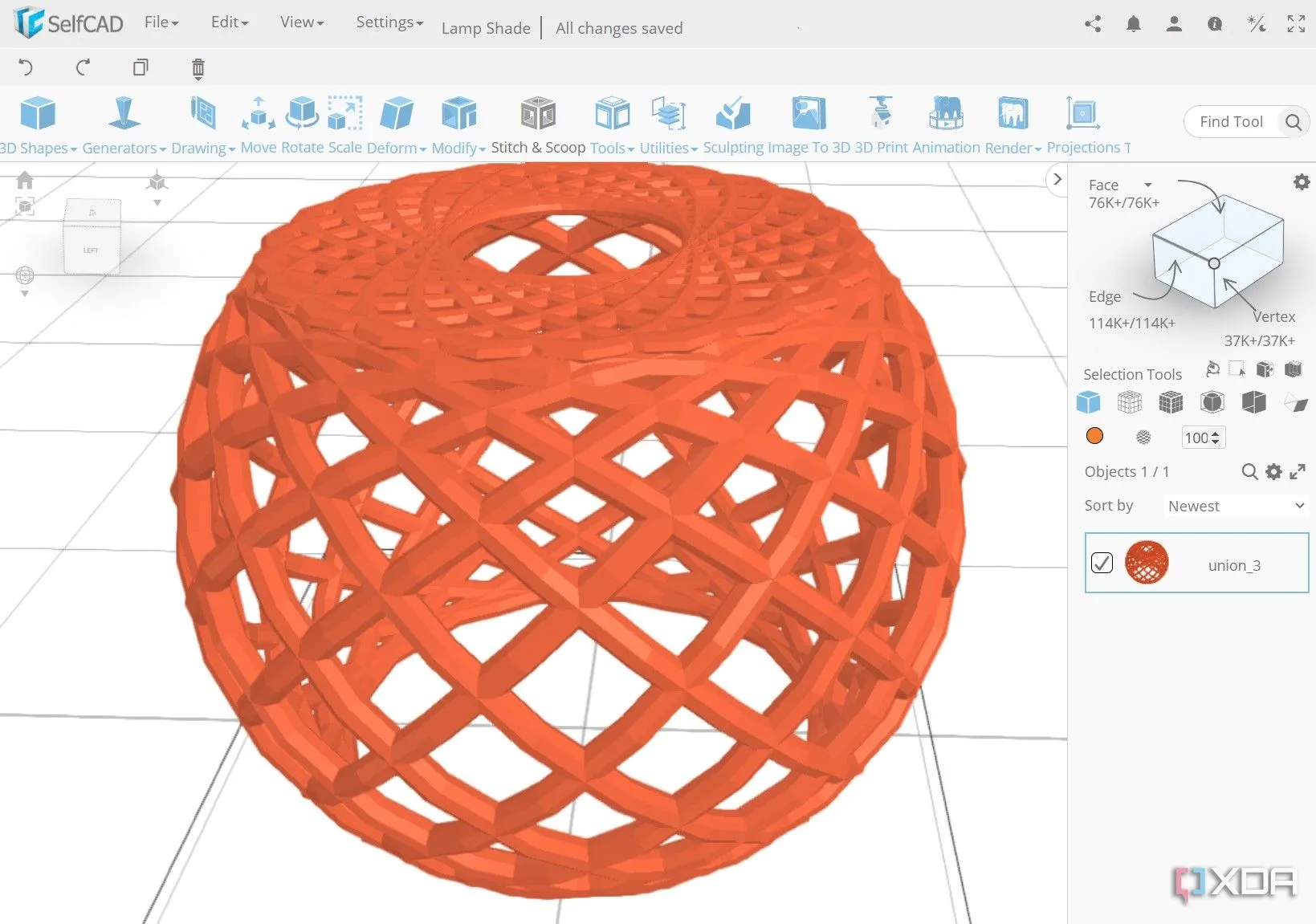 màn hình máy tính hiển thị phần mềm thiết kế 3D đang tạo mô hình, đại diện cho kỹ thuật thiết kế cho in 3D