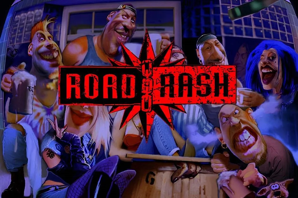 Màn hình menu trong game Road Rash
