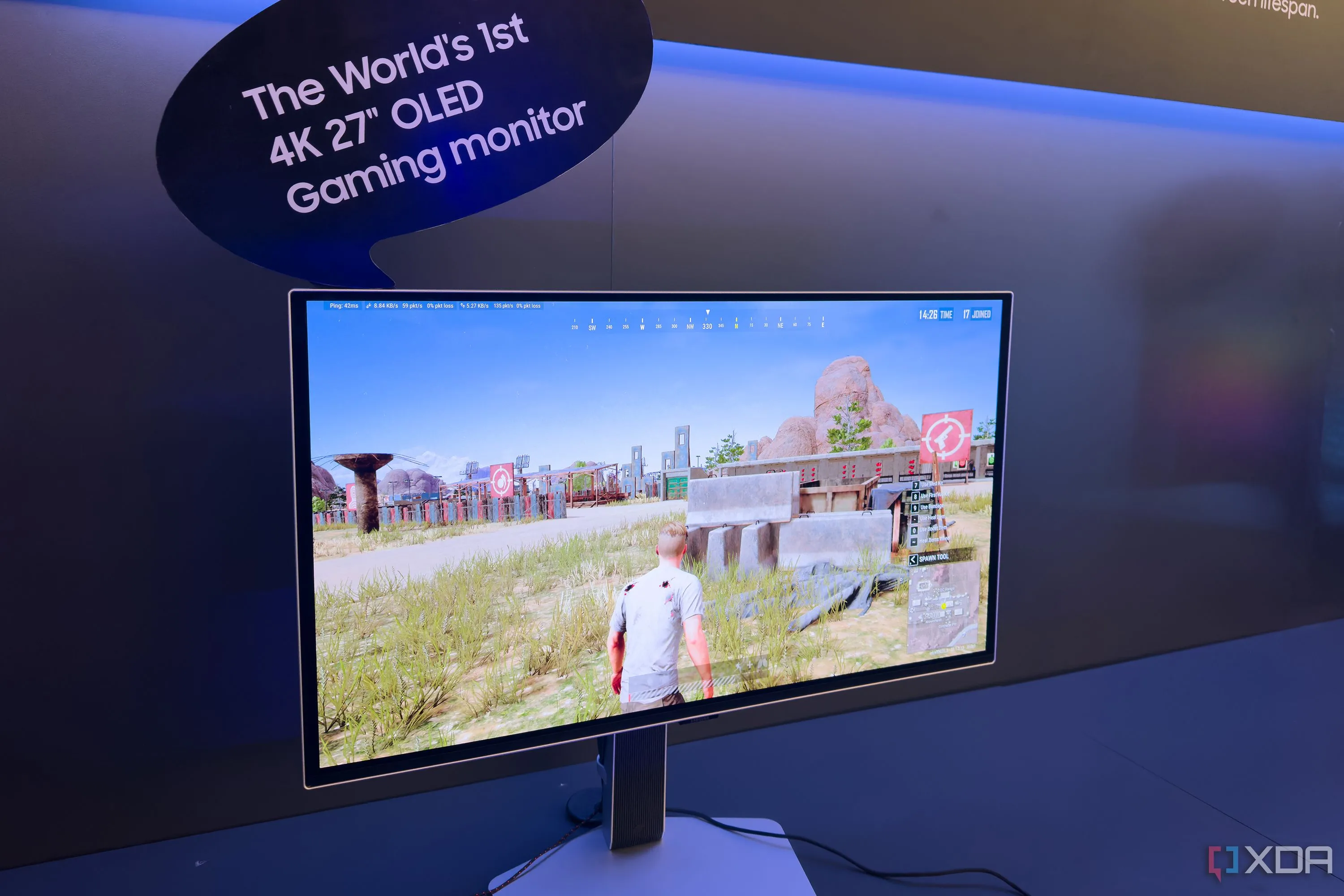 Màn hình Samsung Odyssey OLED G8, một ví dụ về màn hình OLED 4K 27 inch 240Hz